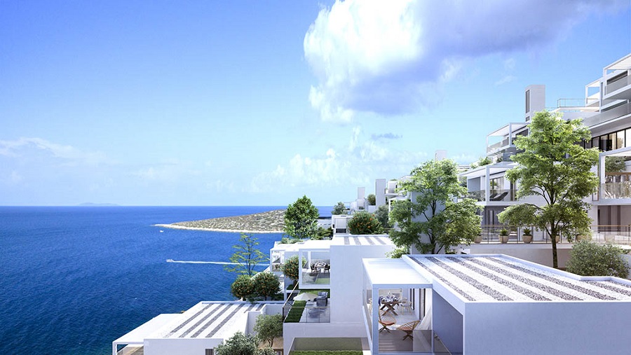 Bodrumda Denize Sıfır Satılık Yazlık Evler Villalar